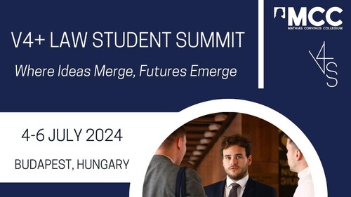 V4+ Law Student Summit „Where ideas merge futures emerge”