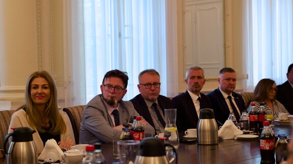 Spotkanie Konferencji Dziekan&oacute;w Uniwersyteckich Publicznych Wydział&oacute;w Prawa z Ministrem Sprawiedliwości Waldemarem Żurkiem, Ministrem Nauki i Szkolnictwa Wyższego - dr. Marcinem Kulaskiem oraz prof. Marią Mr&oacute;wczyńską - Podsekretarz Stanu