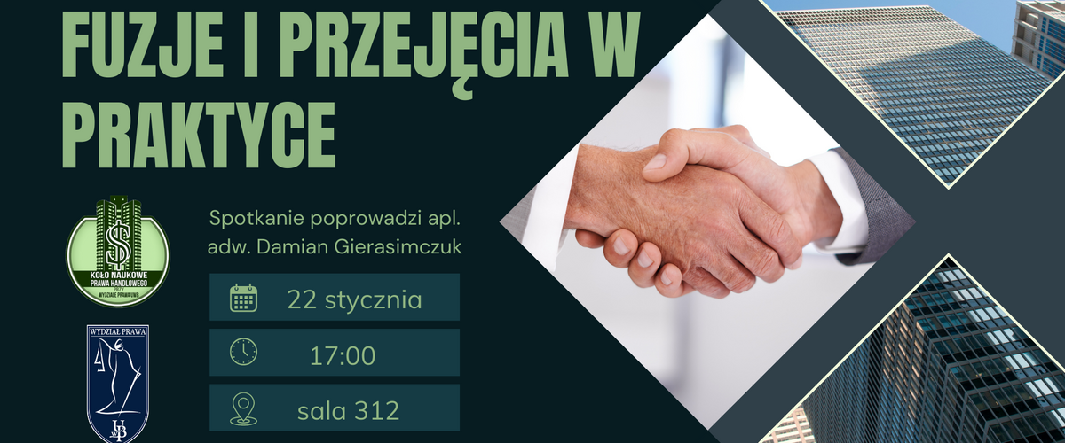 Prelekcja na Wydziale Prawa