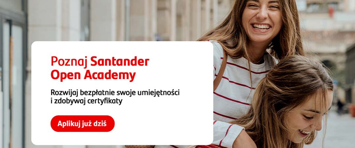 Bezpłatne kursy i szkolenia Santander Open Academy