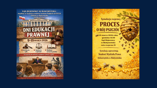 Symulacja Rozprawy w Sądzie Rejonowym w Białymstoku w ramach Dni Edukacji Prawnej