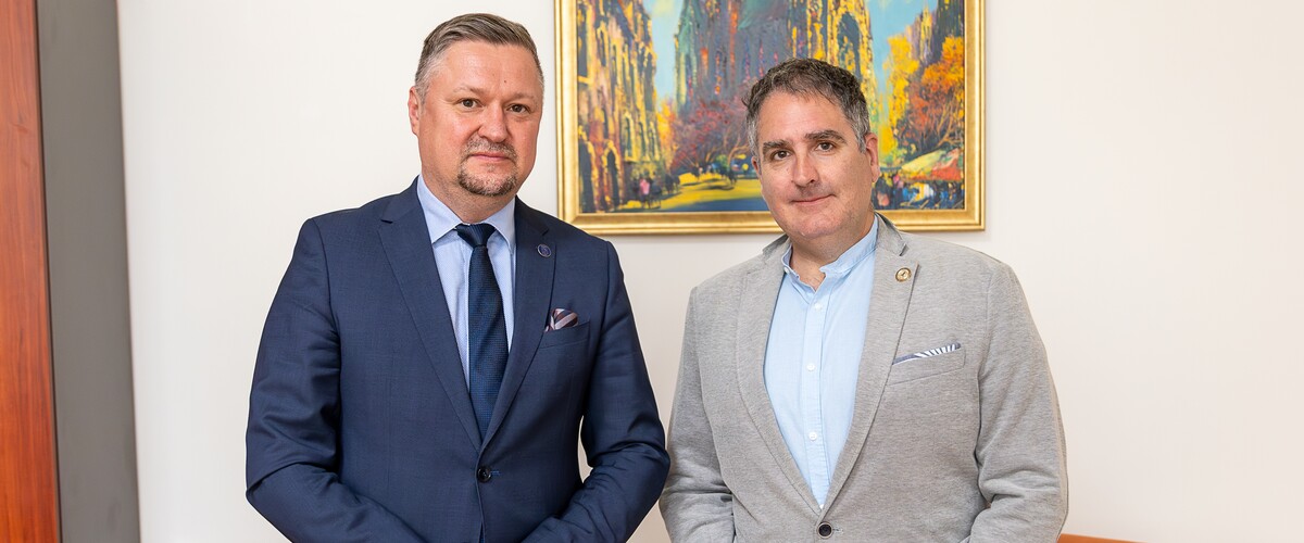 Wizyta dr. Sergio Romeo-Malanda, prodziekana ds. współpracy międzynarodowej Wydziału Prawa Universidad de Las Palmas de Gran Canaria