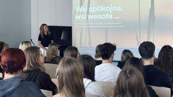 Wykład dr Emilii Jurgielewicz-Delegacz w Bibliotece Uniwersyteckiej