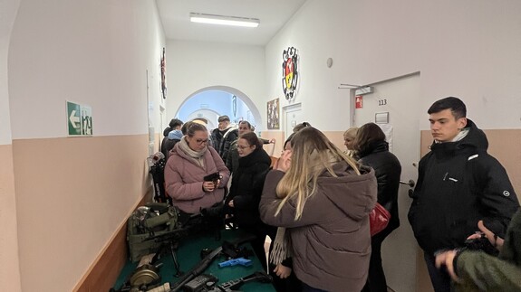 Wizyta studentów kierunku Bezpieczeństwo i Prawo w Podlaskim Oddziale Straży Granicznej