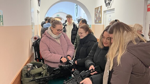 Wizyta studentów kierunku Bezpieczeństwo i Prawo w Podlaskim Oddziale Straży Granicznej