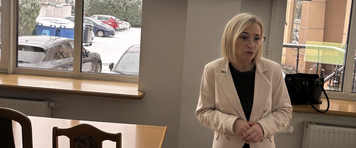 Prelekcja podkom. Eweliny Wiśniewskiej – Kierownika Sekcji Psychologów Komendy Wojewódzkiej Policji w Białymstoku