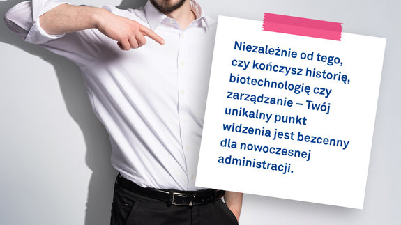 Krajowa Szkoła Administracji Publicznej (KSAP) - materiał graficzny promujący najnowszą ofertę edukacyjną