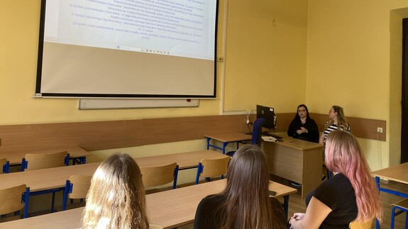Spotkanie Koła Naukowego Prawa Pracy UwB z Kołem Naukowym Zastosowań Matematyki