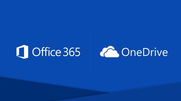 Zdjęcie przedstawia ikonę Microsoft 365 oraz aplikacji Onedrive
