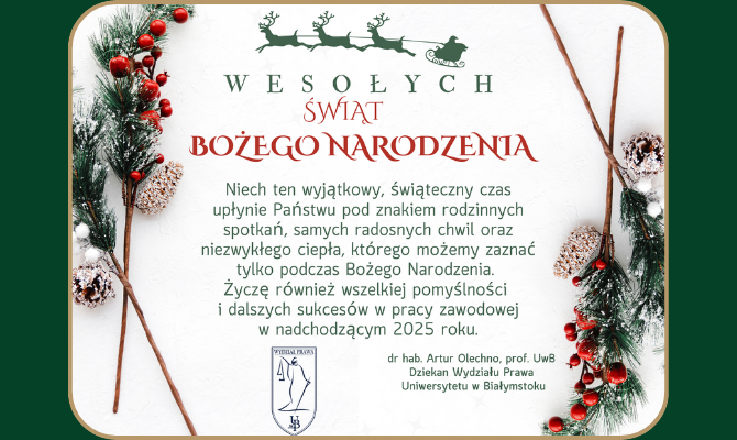 Życzenia Bożonarodzeniowe