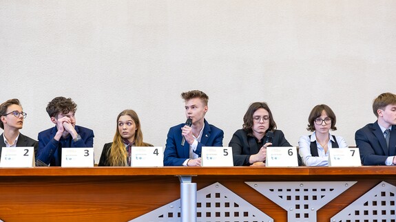 Finał XIII Og&oacute;lnopolskiej Olimpiady Wiedzy o Unii Europejskiej na Wydziale Prawa Uniwersytetu w Białymstoku - fotorelacja