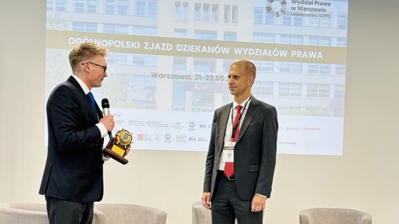 Kolegium Dziekańskie Wydziału Prawa UwB na Ogólnopolskim Zjeździe Dziekanów Wydziałów Prawa na Uniwersytecie SWPS w Warszawie