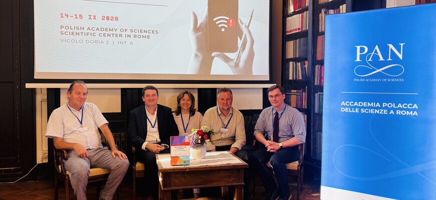W Stacji Naukowej Polskiej Akademii Nauk w Rzymie trwa konferencja naukowa „Multidisciplinary Perspectives on the Right Not to Use the Internet” z udziałem przedstawicieli Wydziału Prawa UwB