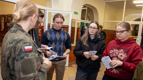 Pracownicy Wojskowego Centrum Rekrutacji w Białymstoku na Wydziale Prawa UwB 