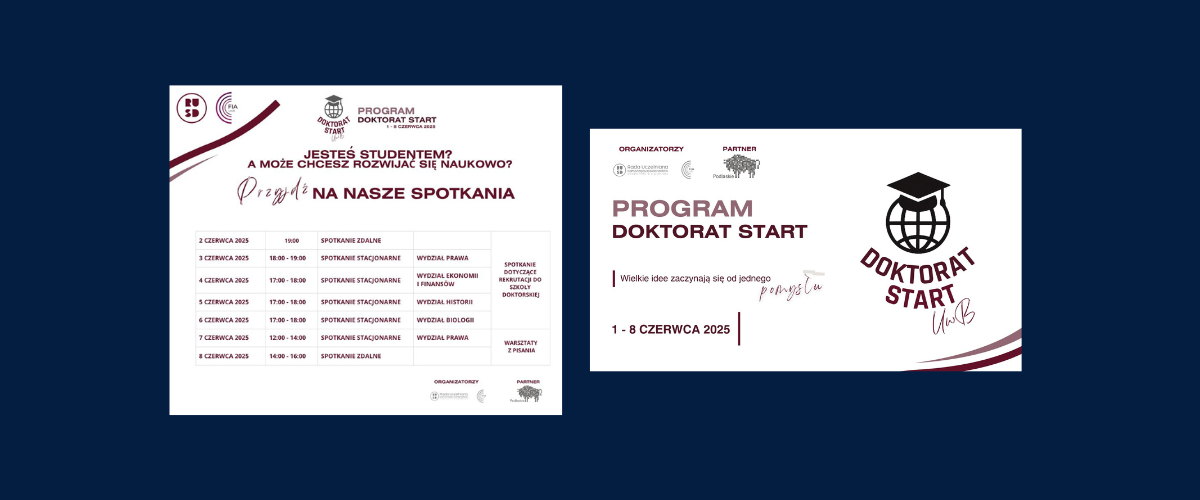 Rozwijaj się naukowo! Dzisiaj rusza I edycja programu Doktorat Start!