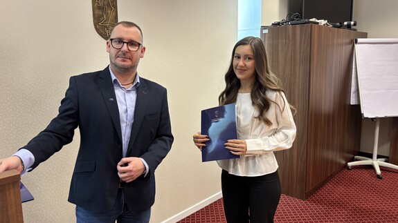 Dyplomy dla studentów najbardziej zaangażowanych w działalność wydziałowych kół naukowych