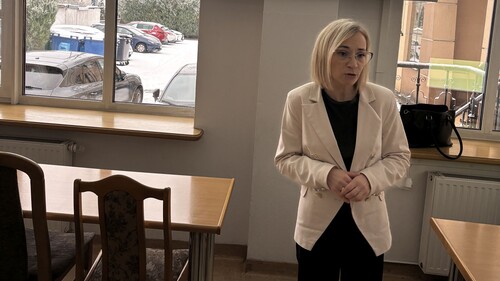 Prelekcja podkom. Eweliny Wiśniewskiej – Kierownika Sekcji Psychologów Komendy Wojewódzkiej Policji w Białymstoku