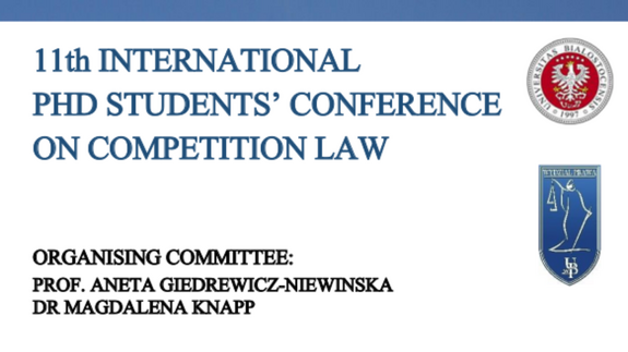 11th International Phd Students' Conference on Competition Law