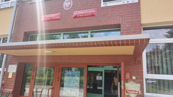 Działania edukacyjne w Technikum Leśnym w Białowieży