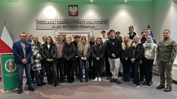 Wizyta studentów kierunku Bezpieczeństwo i Prawo w Podlaskim Oddziale Straży Granicznej