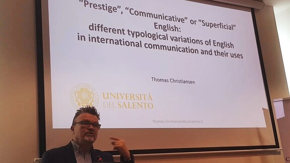 Spotkanie Dziekana Wydziału Prawa UwB - dr. hab. Artura Olechno, prof. UwB z prof. Thomasem Christiansenem