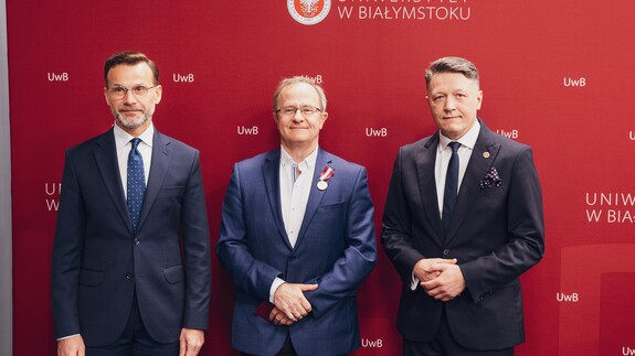 Pracownicy Wydziału Prawa UwB uhonorowani odznaczeniami państwowymi