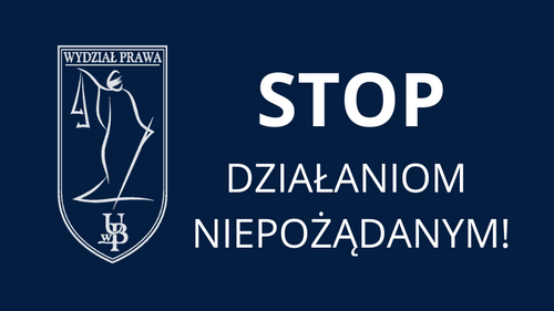 Procedura postępowania w przypadku wystąpienia działania niepożądanego w Uniwersytecie w Białymstoku - kampania „Stop Działaniom Niepożądanym”