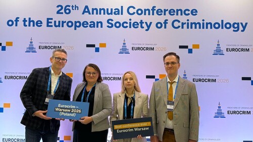 Przedstawiciele Wydziału Prawa UwB na dorocznej konferencji European Society of Criminology (ESC) - EUROCRIM 2026