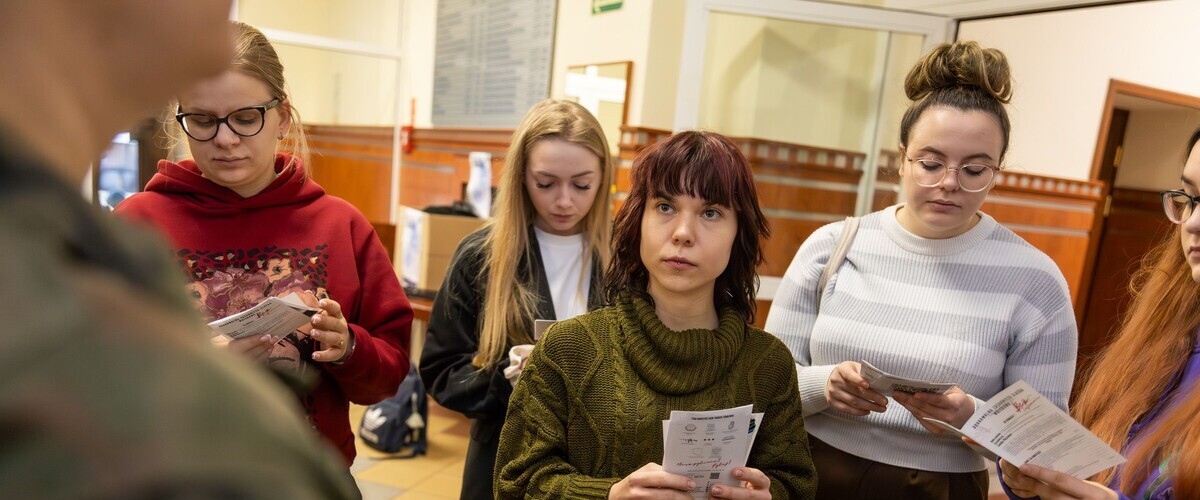 Pracownicy Wojskowego Centrum Rekrutacji w Białymstoku ponownie odwiedzą Wydział Prawa