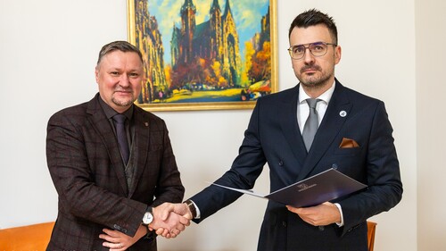 Bartosz Cichowski - Przewodniczący Rady Izby Komorniczej w Białymstoku w Radzie Konsultacyjnej Wydziału Prawa UwB 