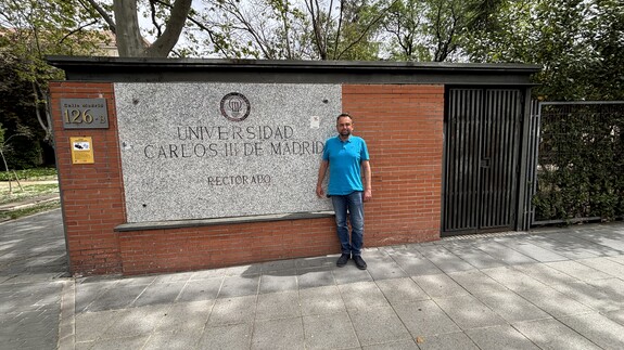 Staż naukowy dra hab. M. Łysko, prof. UwB w Madrycie