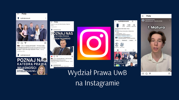 Wydział Prawa UwB na Instagramie