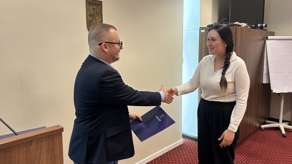 Dyplomy dla studentów najbardziej zaangażowanych w działalność wydziałowych kół naukowych