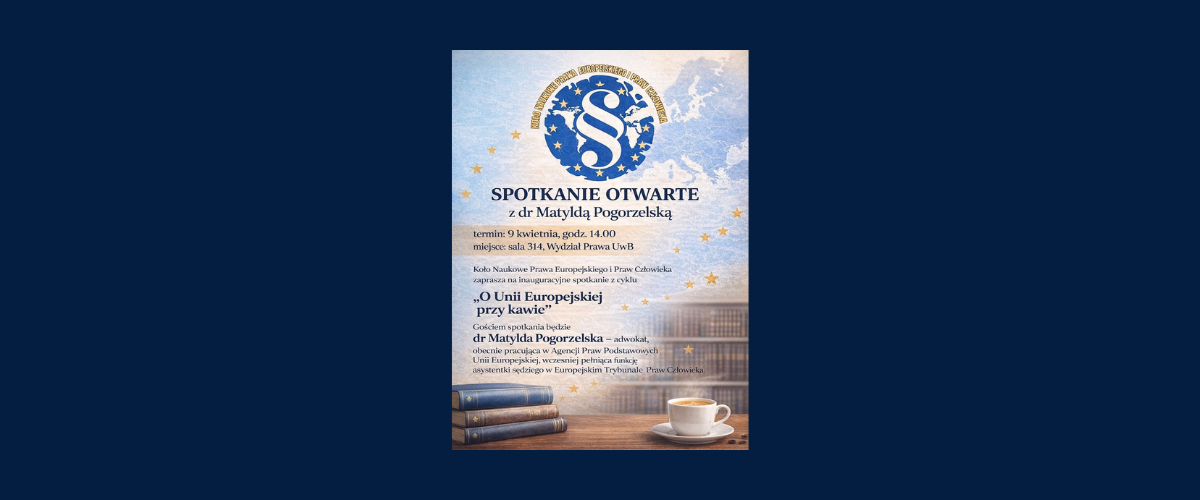 Spotkanie inauguracyjne w ramach cyklu „O Unii Europejskiej przy kawie”