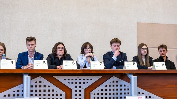 Finał XIII Og&oacute;lnopolskiej Olimpiady Wiedzy o Unii Europejskiej na Wydziale Prawa Uniwersytetu w Białymstoku - fotorelacja