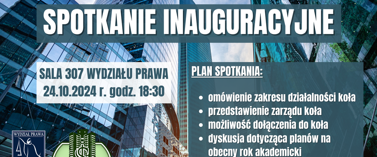 Koło Naukowe Prawa Handlowego UwB – Spotkanie inauguracyjne 2024/2025