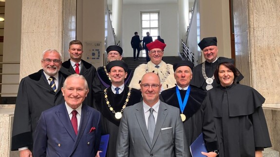 Prof. dr hab. Leonard Etel z Wydziału Prawa UwB z tytułem doktora honoris causa Uniwersytetu Masaryka w Brnie!