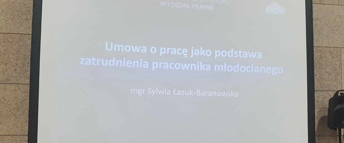 Warsztaty w XI LO w Białymstoku o zatrudnieniu młodocianych