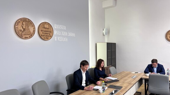 Delegacja Wydziału Prawa Uniwersytetu w Białymstoku na Uniwersytecie Pavla Jozefa Šafárika w Koszycach