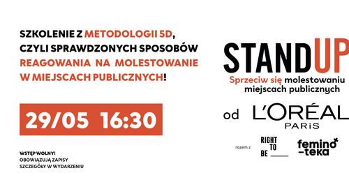 STAND UP. Sprzeciw się molestowaniu w miejscach publicznych