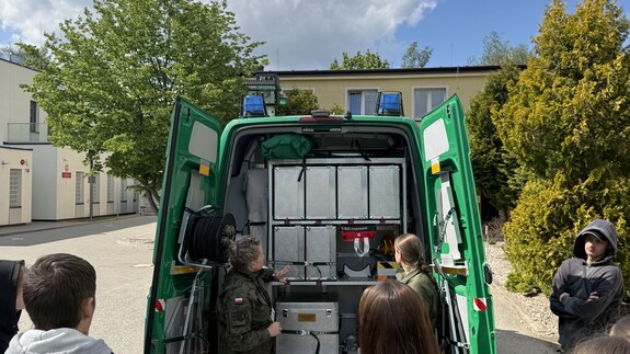Studenci Bezpieczeństwa i Prawa z wizytą w Żandarmerii Wojskowej