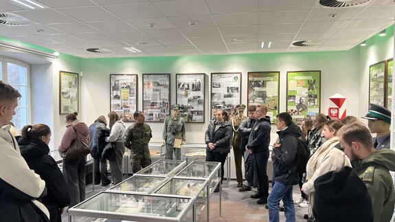 Wizyta studentów kierunku Bezpieczeństwo i Prawo w Podlaskim Oddziale Straży Granicznej