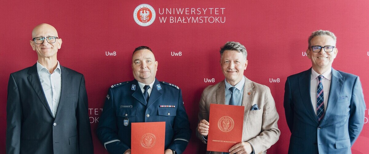 Uniwersytet w Białymstoku podpisał porozumienie o współpracy z Komendantem Głównym Policji