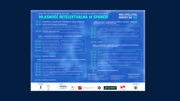 Konferencja Naukowa pt. „Własność intelektualna w sporcie. IP and Sport: Ready, Set, Innovate!”