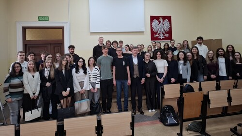 Spotkanie z sędzią Sądu Najwyższego - Bohdanem Bieńkiem na Wydziale Prawa UwB