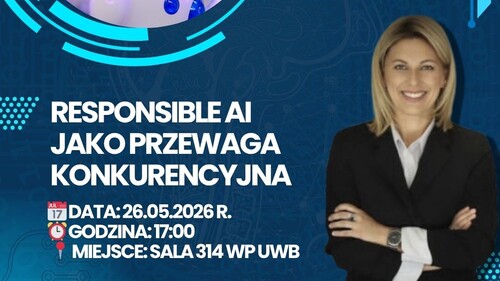 Certyfikowane szkolenie "Responsible AI jako przewaga konkurencyjna" - grafika promująca wydarzenie