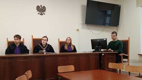 Symulacje rozpraw sądowych już 16 stycznia! - materiał ilustracyjny (archiwum Wydziału Prawa UwB)