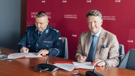 Uniwersytet w Białymstoku podpisał porozumienie o wsp&oacute;łpracy z Komendantem Gł&oacute;wnym Policji