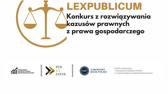 Ogólnopolski konkurs „LexPublicum - konkurs z rozwiązywania kazusów prawnych z prawa gospodarczego"