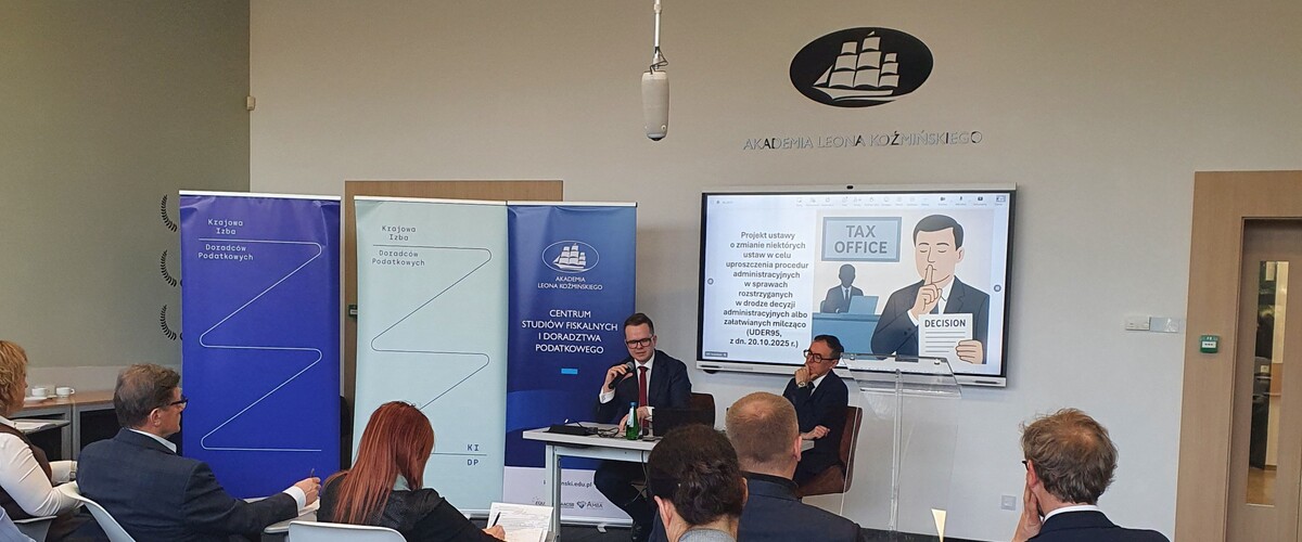 Udział przedstawicieli Wydziału Prawa UwB w konferencji "Mediacja w prawie podatkowym - w poszukiwaniu równowagi między interesem publicznym a ważnym interesem podatnika"